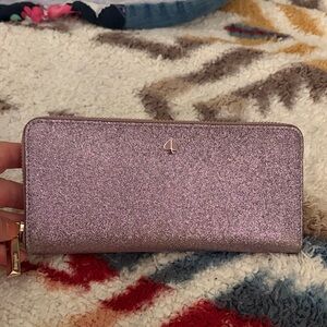 Kate Spade Lavender Glitter Wallet